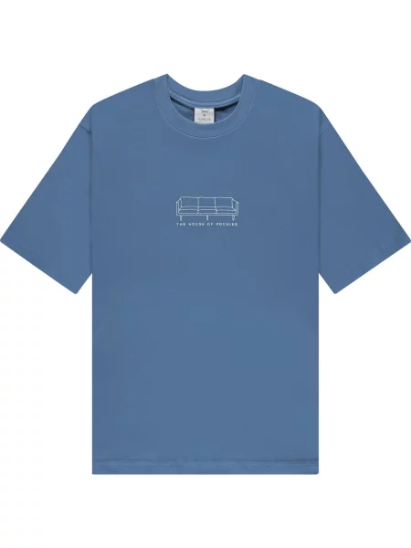 Karl Kani Tričko Blue Sofa modrá bílá