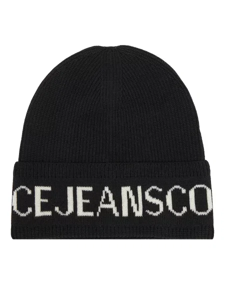Σκούφος Versace Jeans Couture Big Beanie μαύρο