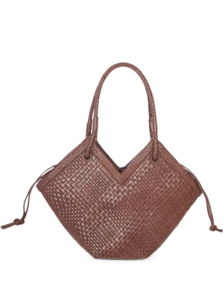 Geantă shopper Ibeliv din piele maro