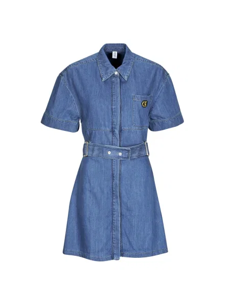 Rochie din denim Liu Jo albastru