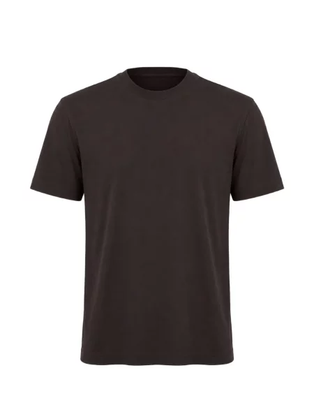 Scurt tricou Kired cu decolteu rotund maro