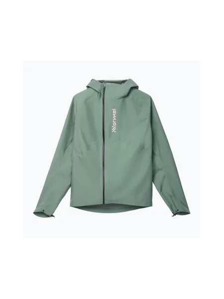 Бігова куртка NNormal Trail Rain зелена
