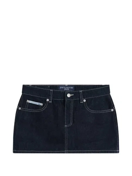 Fustă din denim Juicy Couture albastru