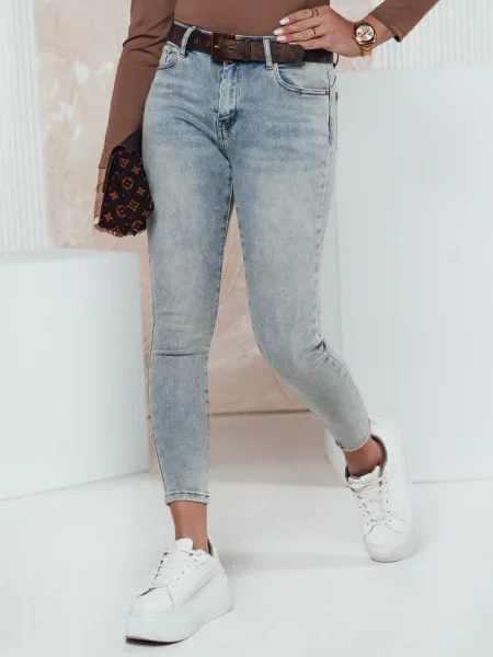 Spodnie jeansowe CURVEON push up Dstreet niebieskie