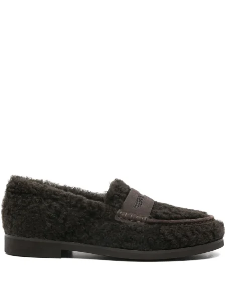 Pantofi loafer Brunello Cucinelli maro