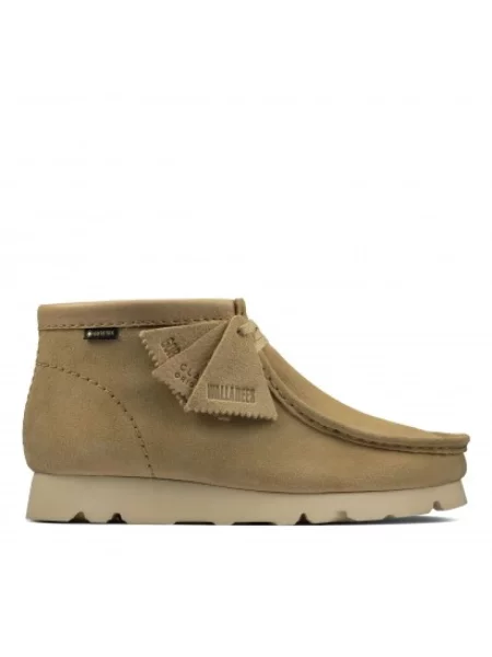Półbuty Clarks skórzane beżowe