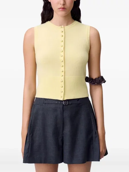 Pleteni top Claudie Pierlot žuta