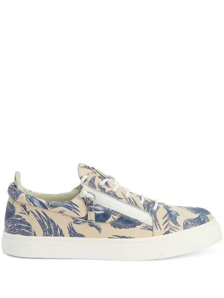 Sneakerși Giuseppe Zanotti cu imagine cu imprimeu abstract