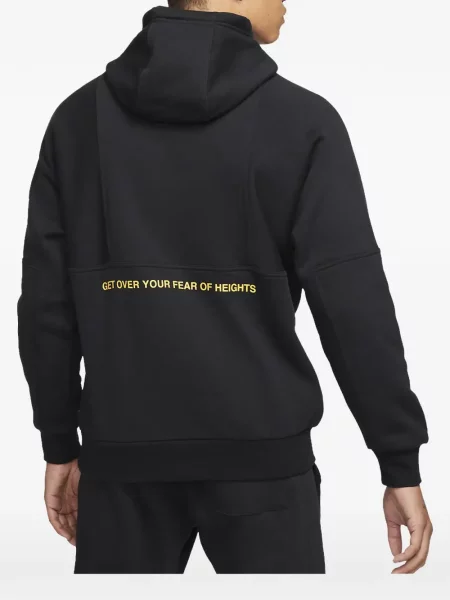 Hanorac Nike cu glugă cu imagine cu model camuflaj roșu