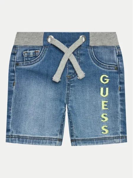 Guess Τζιν σορτσάκια μπλε