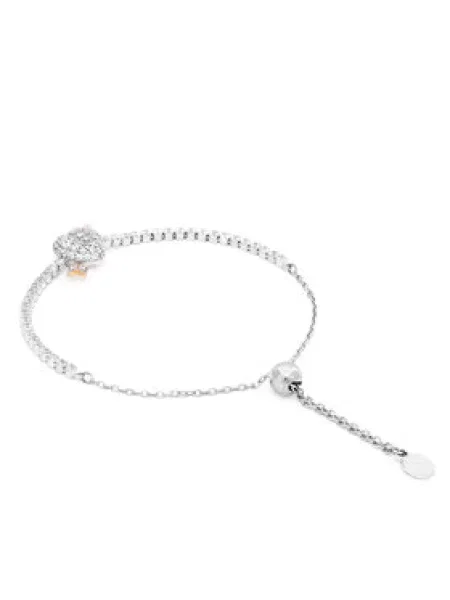 Swarovski Narukvica srebro / prozirna