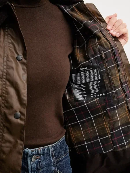 Куртка Barbour BEADNELL демісезонна коричневий