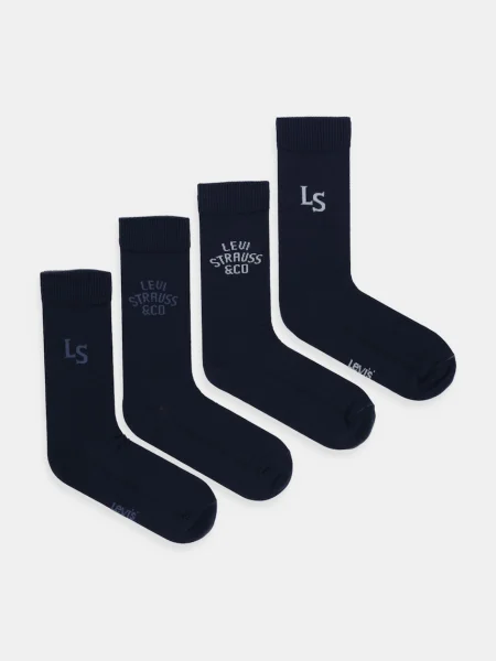 Чорапи Levi's 4 чифта тъмносиньо