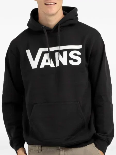 Hanorac cu glugă Vans negru