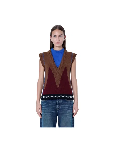 Sweter Marni brązowy