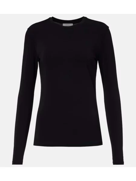 Top Max Mara din jerseu negru