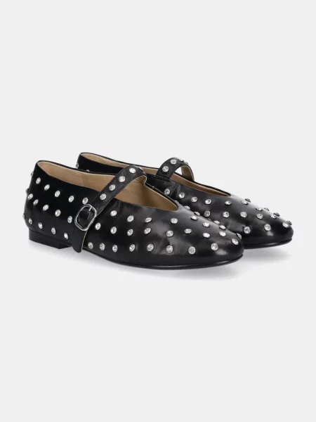 Answear.LAB Answear Lab balerini de piele negru