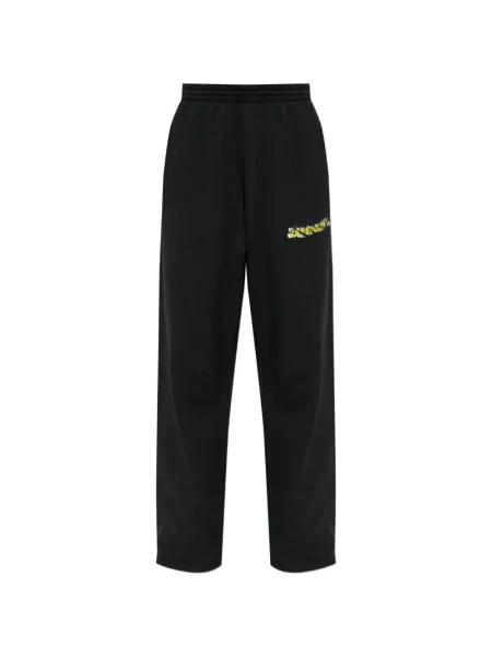 Pantaloni Balenciaga alergare negru