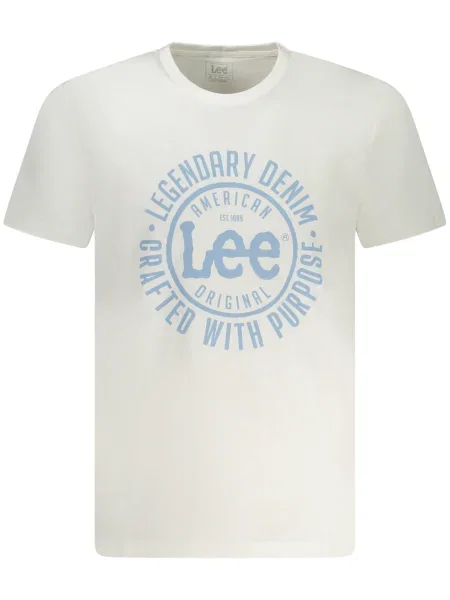Tricou Lee scurt alb