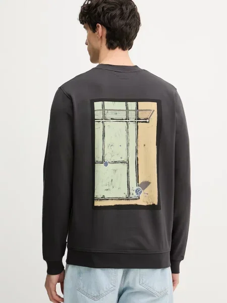 Marc O'Polo pulover bombažen siva