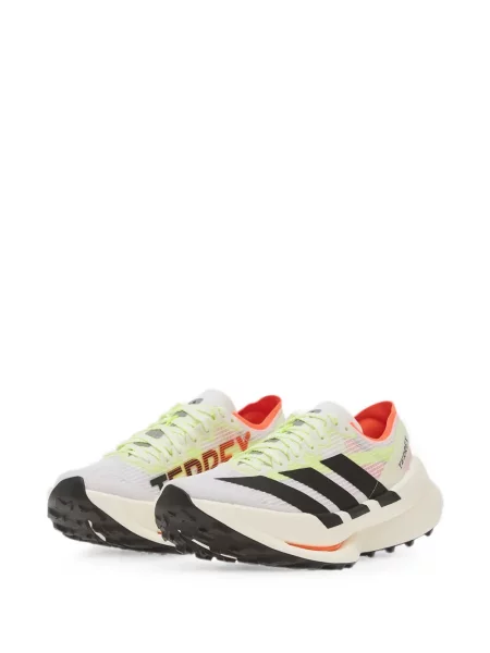 Scurt tricou Adidas alergare cu broderie portocaliu