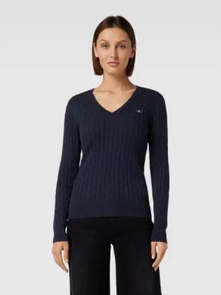 Gant sweter granatowy lekki niebieski