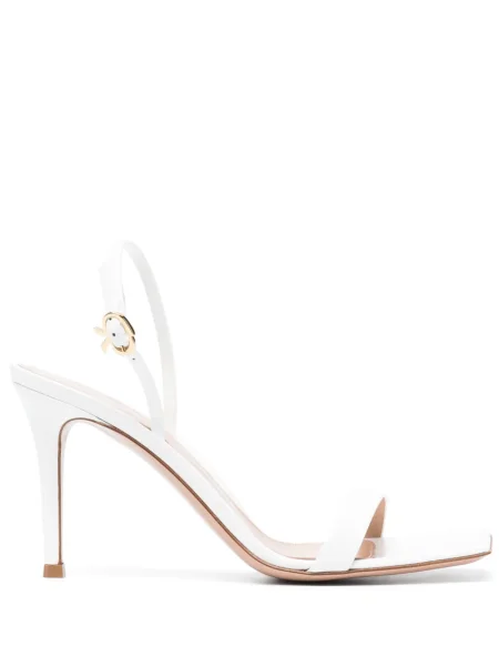 Sandale Gianvito Rossi din piele alb
