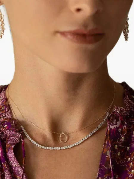 Colier Dana Rebecca Designs galben
