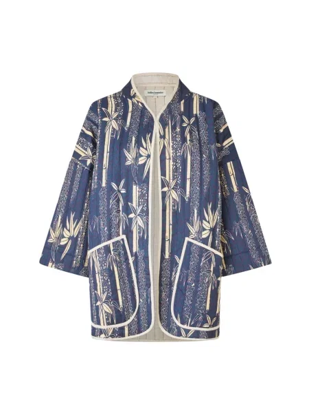 Wielobarwność bluzka Lollys Laundry niebieska