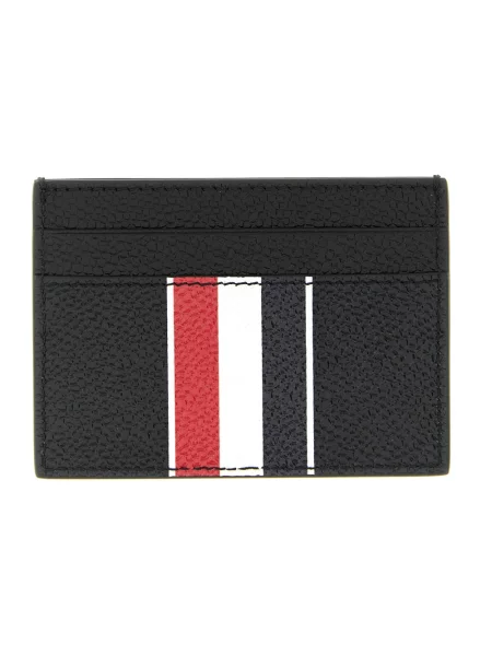 Portfel Thom Browne skórzany czarny