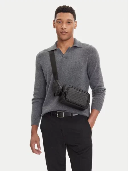 MICHAEL Michael Kors Saszetka Hudson czarny
