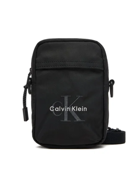 Calvin Klein Geantă de umăr / alb negru