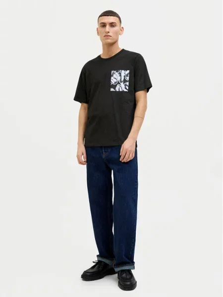Jack&Jones T-shirt Split crna