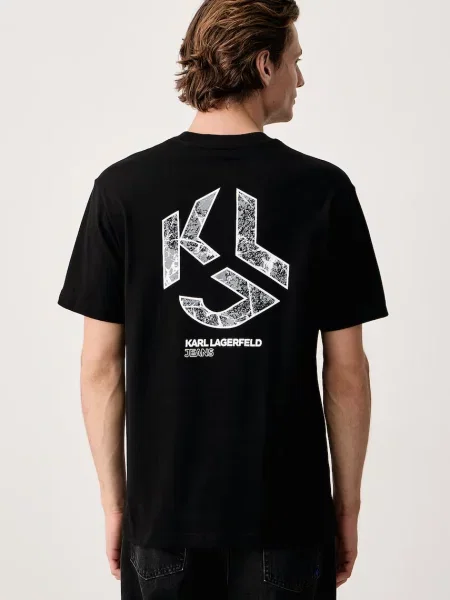 Karl Lagerfeld Jeans tricou pentru bărbați din negru