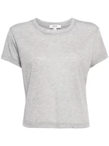 Tricou Agolde din lyocell gri
