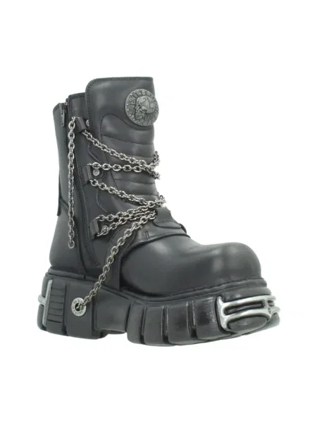 Botine New Rock negru