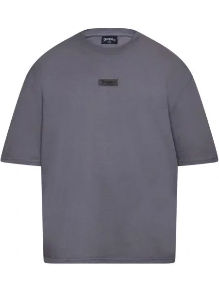 Dropsize Majica temno siva črna