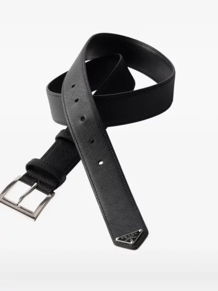 Curea Prada din piele negru
