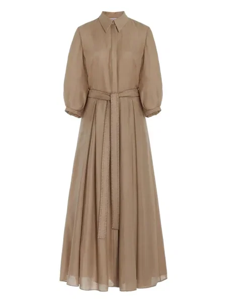 Sukienka koszulowa Gabriela Hearst do kolan garniturowa