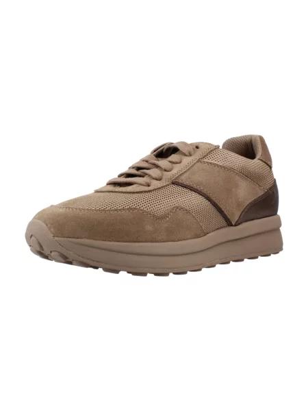 Sneakersy Geox brązowe