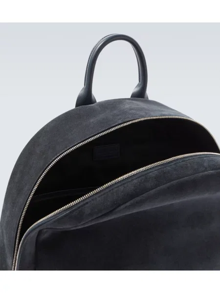 Rucsac Kiton din piele de căprioară albastru