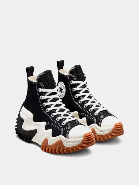 CONVERSE Run Star Motion Platform Кеди високі Текстиль чорний