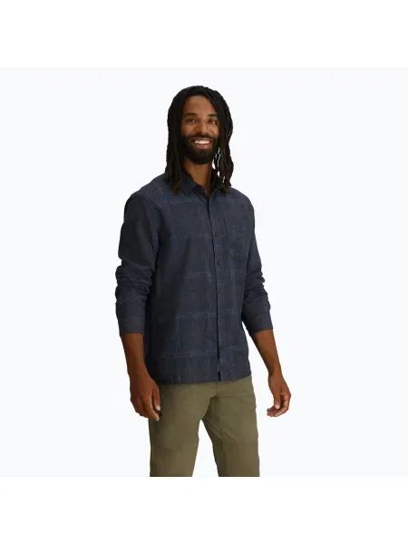 Royal Robbins férfi ing Hempline Spaced galléros kék. Méret: M kék