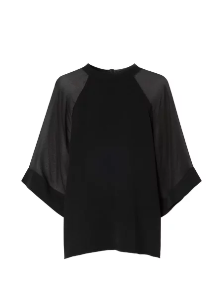 Top Filippa K transparente negru