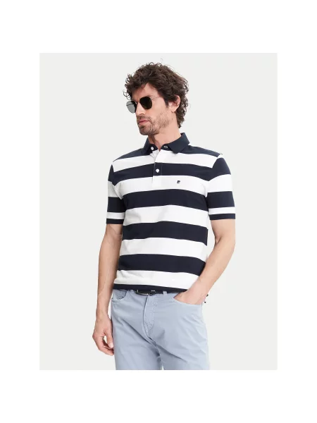 Pierre Cardin Polo C5 Regular Fit μαύρο