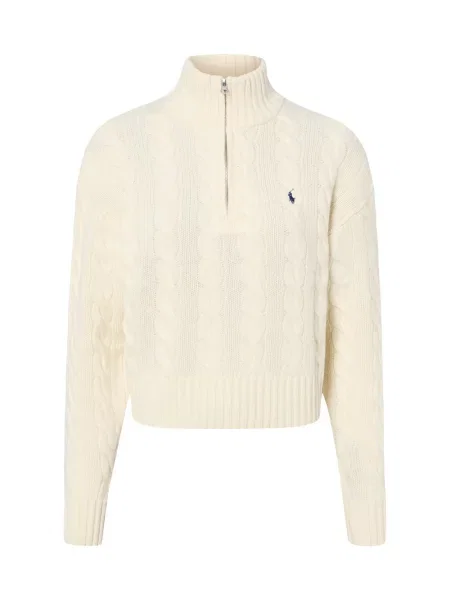 Polo Ralph Lauren sweter z dzianiny z zawartością kaszmiru Kobiety Wełna S biały