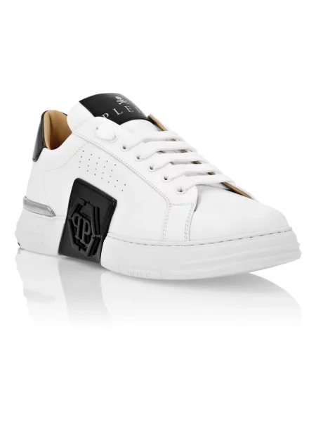 Sneakersy Philipp Plein skórzane białe