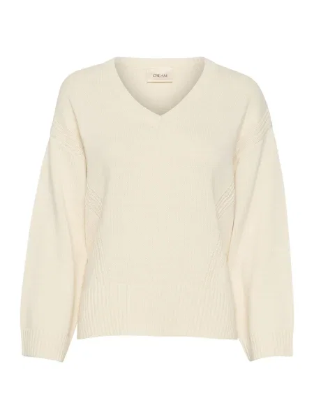 Cream Pulover Soffie murdar alb