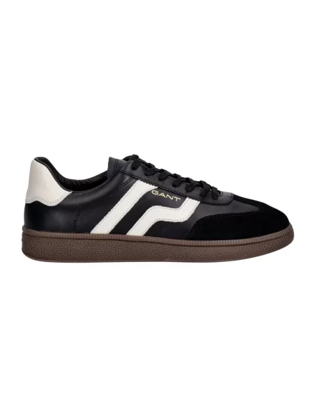 Sneakersy Gant skórzane czarne
