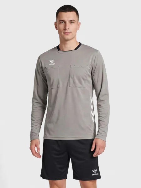 Koszulka z długim rękawem Hummel hmlreferee chevron czarna